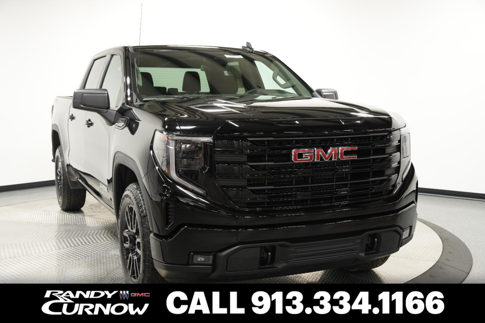 Onyx Black 2026 GMC Sierra 1500 Elevation Crew Cab 4WD Pickup Truck Four-Wheel Drive Automatic