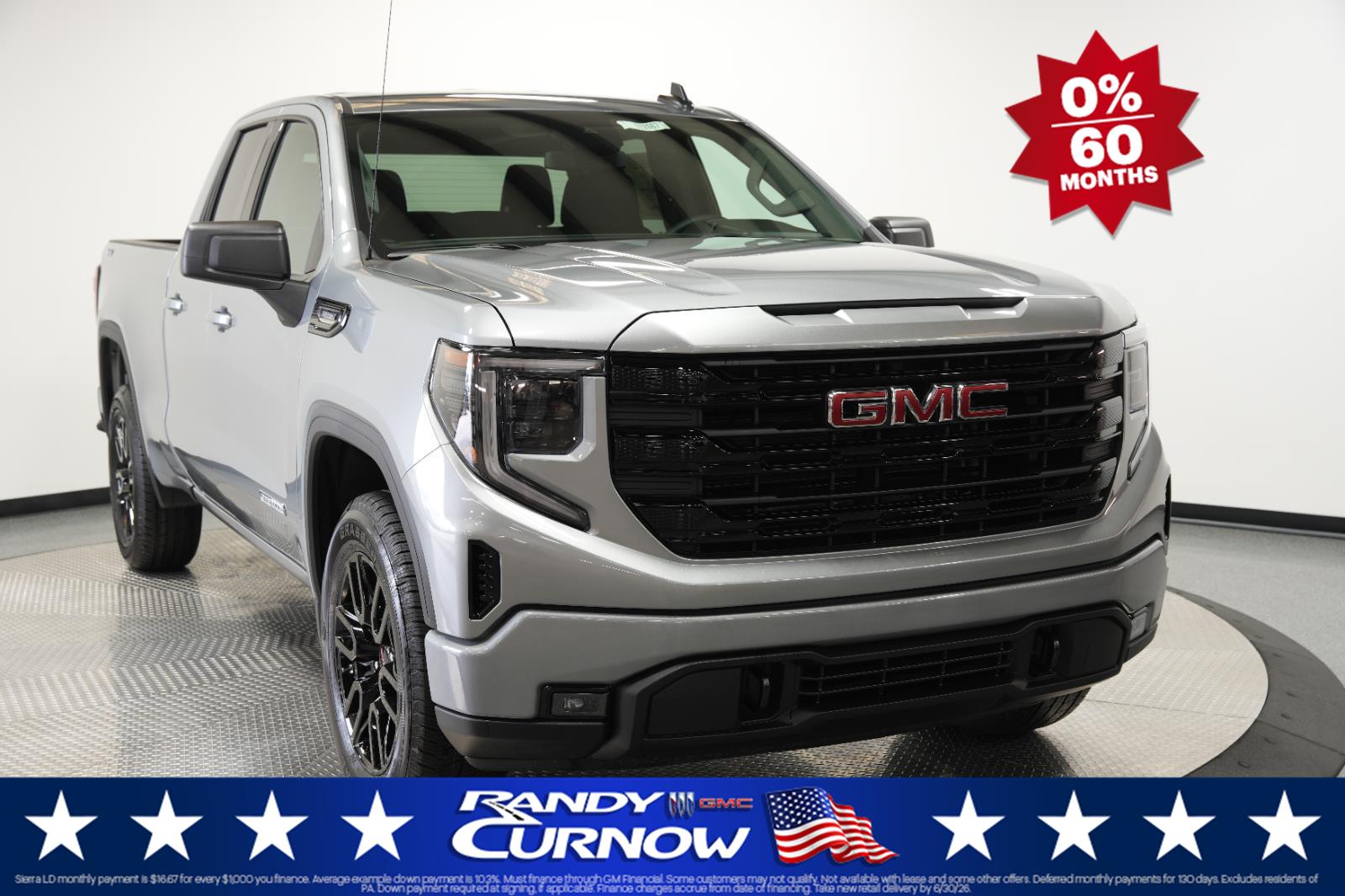 Sterling Metallic 2026 GMC Sierra 1500 Pickup Truck Four-Wheel Drive 8-Speed Automatic