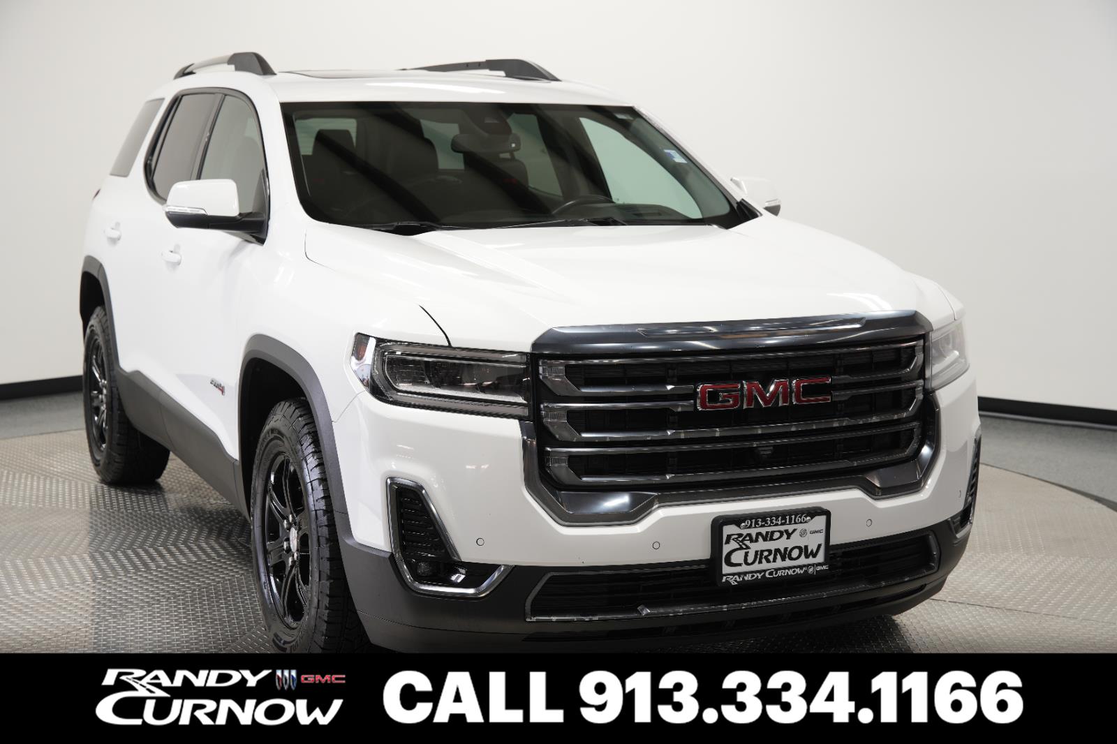 Summit White 2021 GMC Acadia AT4 AWD SUV / Crossover Four-Wheel Drive 9-Speed Automatic