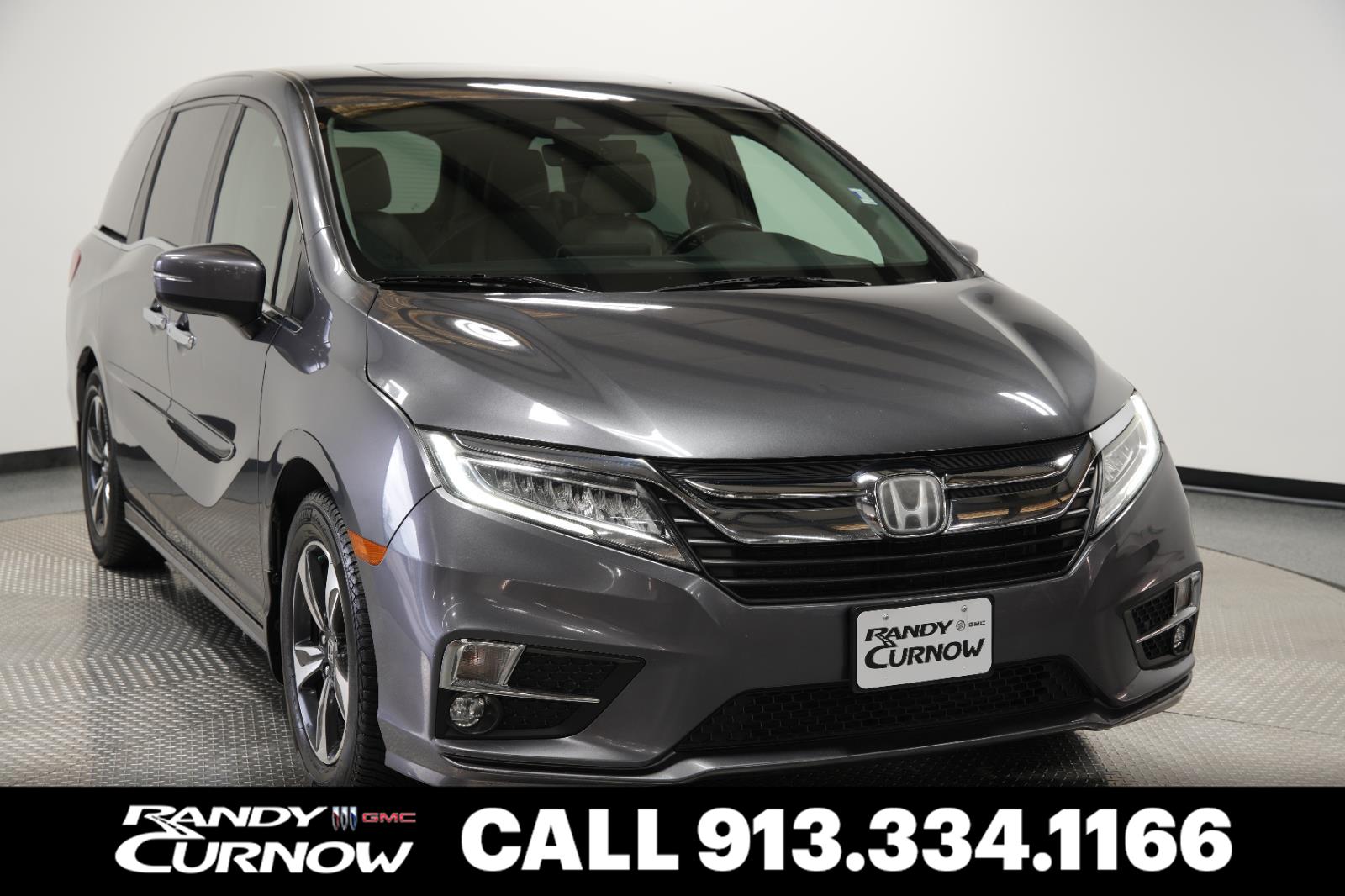 Gray (Modern Steel Metallic) 2018 Honda Odyssey Touring FWD Minivan Front-Wheel Drive Automatic