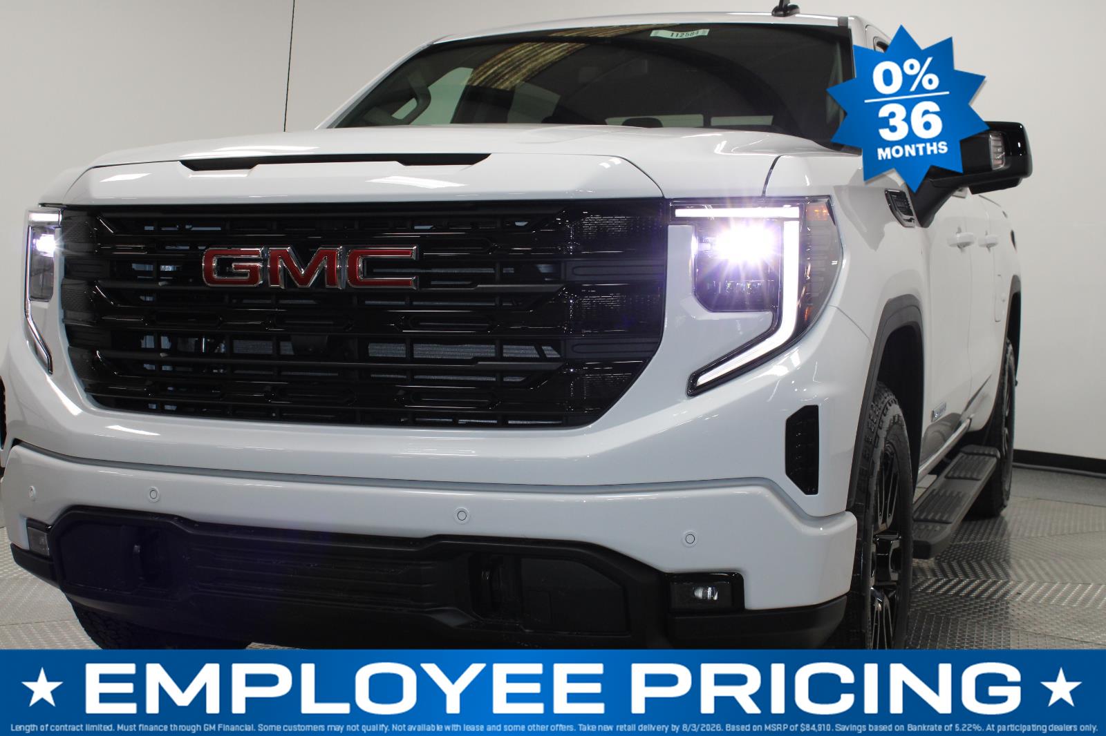 Summit White 2026 GMC Sierra 1500 Pickup Truck Four-Wheel Drive Automatic