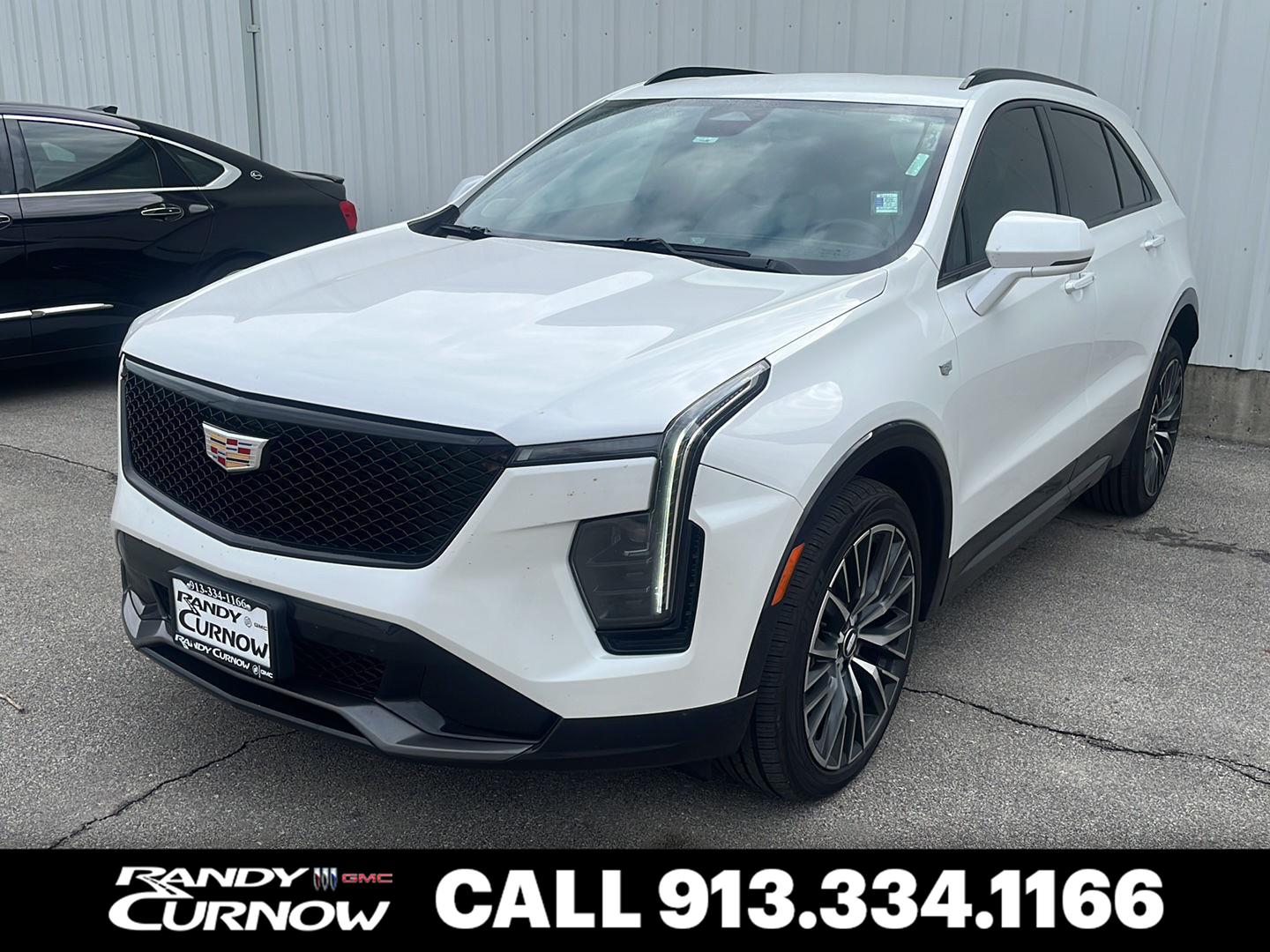 Crystal White Tricoat 2024 Cadillac XT4 Sport AWD SUV / Crossover Four-Wheel Drive 9-Speed Automatic