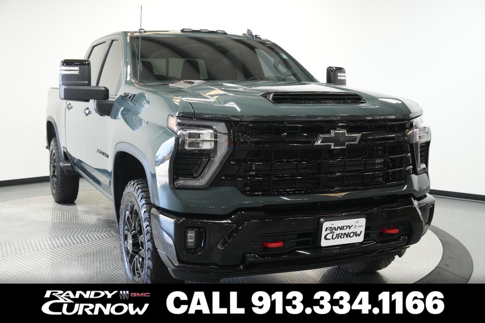 Cypress Gray 2025 Chevrolet Silverado 2500HD LTZ Crew Cab 4WD Pickup Truck Four-Wheel Drive Automatic