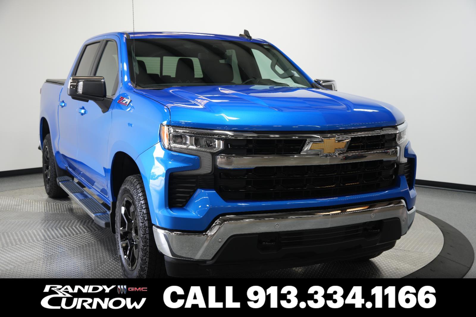 Riptide Blue Metallic 2025 Chevrolet Silverado 1500 LT Crew Cab 4WD Pickup Truck Four-Wheel Drive Automatic