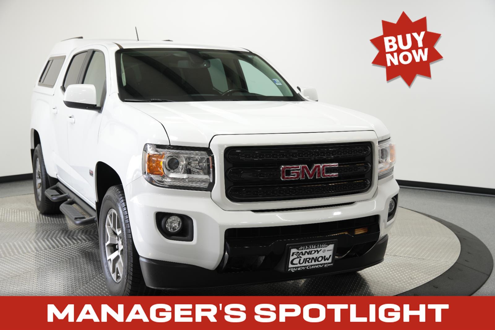 Summit White 2019 GMC Canyon Pickup Truck Four-Wheel Drive 8-Speed Automatic