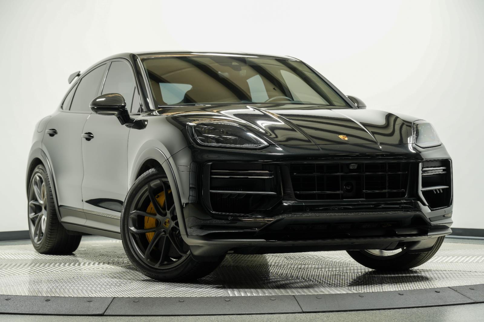 Black 2024 Porsche Cayenne Turbo GT AWD SUV / Crossover All-Wheel Drive Automatic