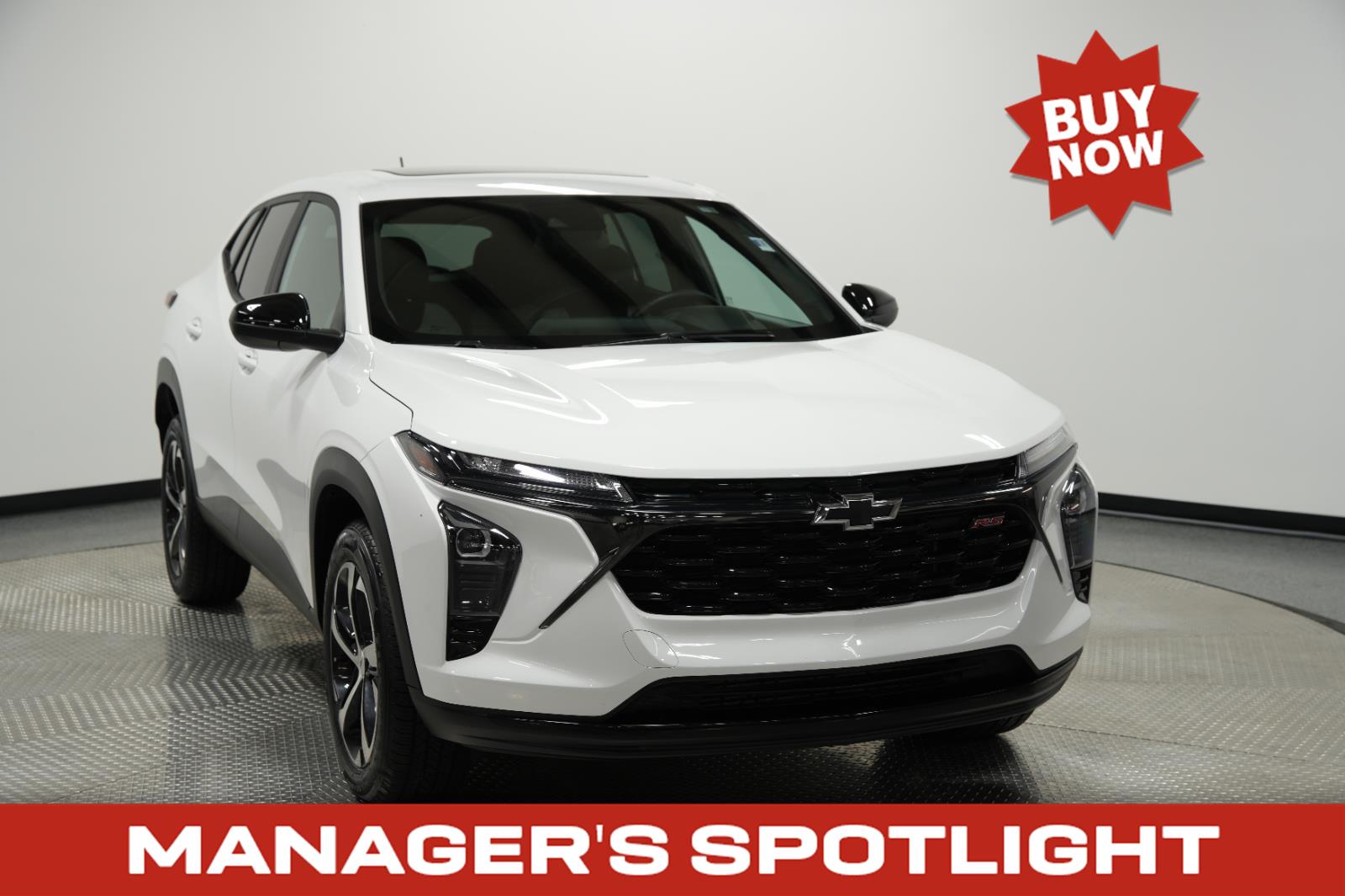 Summit White 2024 Chevrolet Trax RS with 1RS FWD SUV / Crossover Front-Wheel Drive 6-Speed Automatic