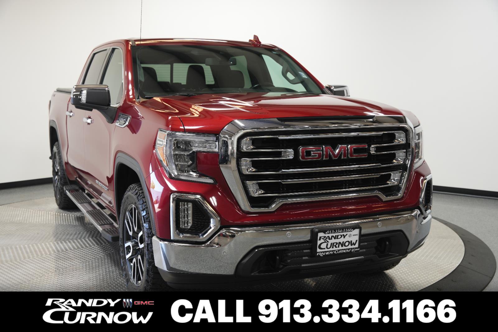 Red Quartz Tintcoat 2019 GMC Sierra 1500 SLT Crew Cab 4WD Pickup Truck Four-Wheel Drive 8-Speed Automatic