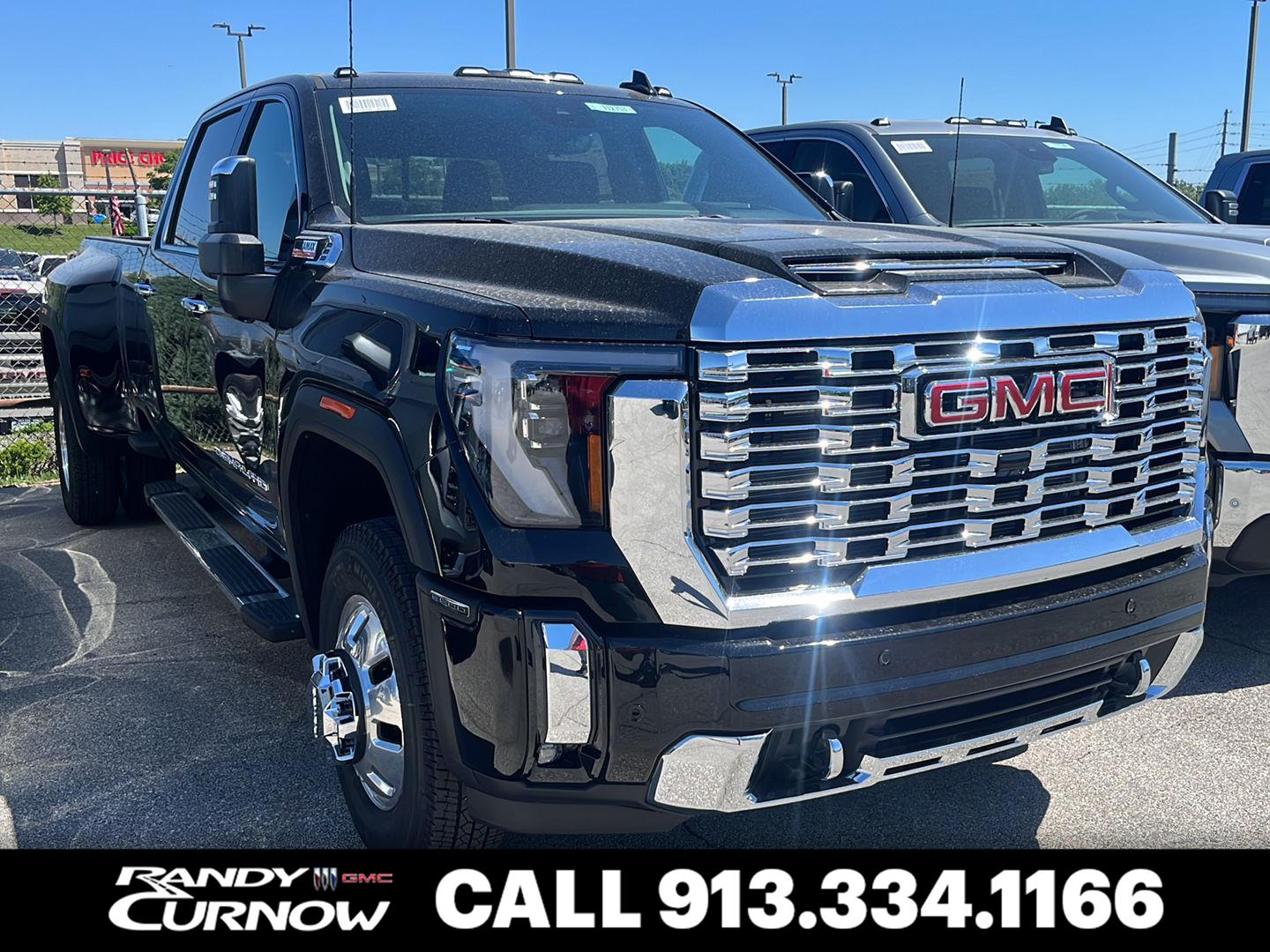 Onyx Black 2026 GMC Sierra 3500HD Denali Crew Cab 4WD Pickup Truck Four-Wheel Drive Automatic