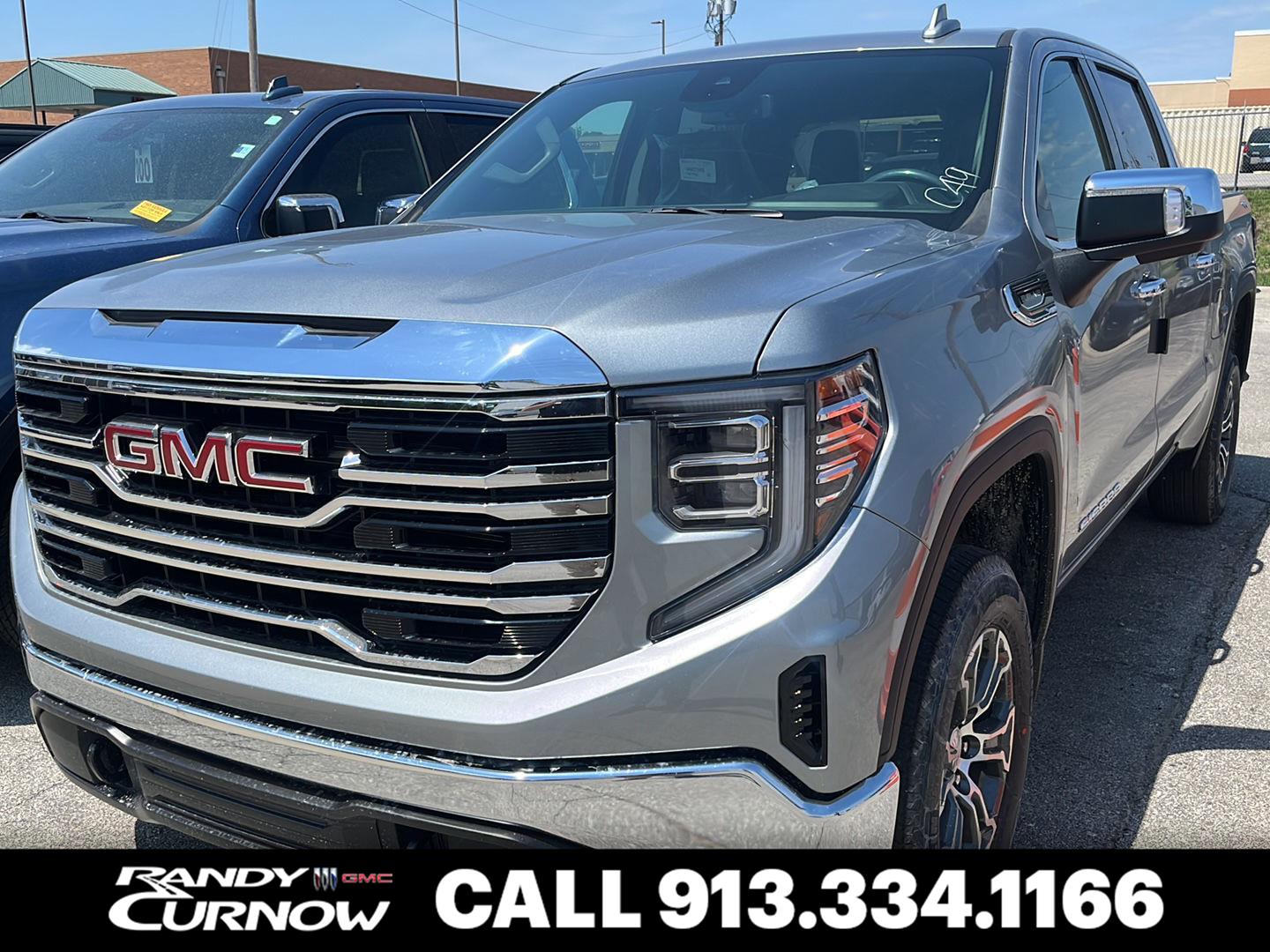 Sterling Metallic 2026 GMC Sierra 1500 SLT Crew Cab 4WD Pickup Truck Four-Wheel Drive Automatic