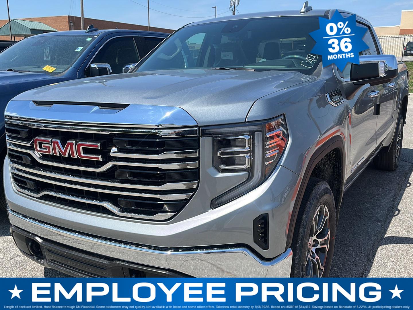 Sterling Metallic 2026 GMC Sierra 1500 Pickup Truck Four-Wheel Drive Automatic