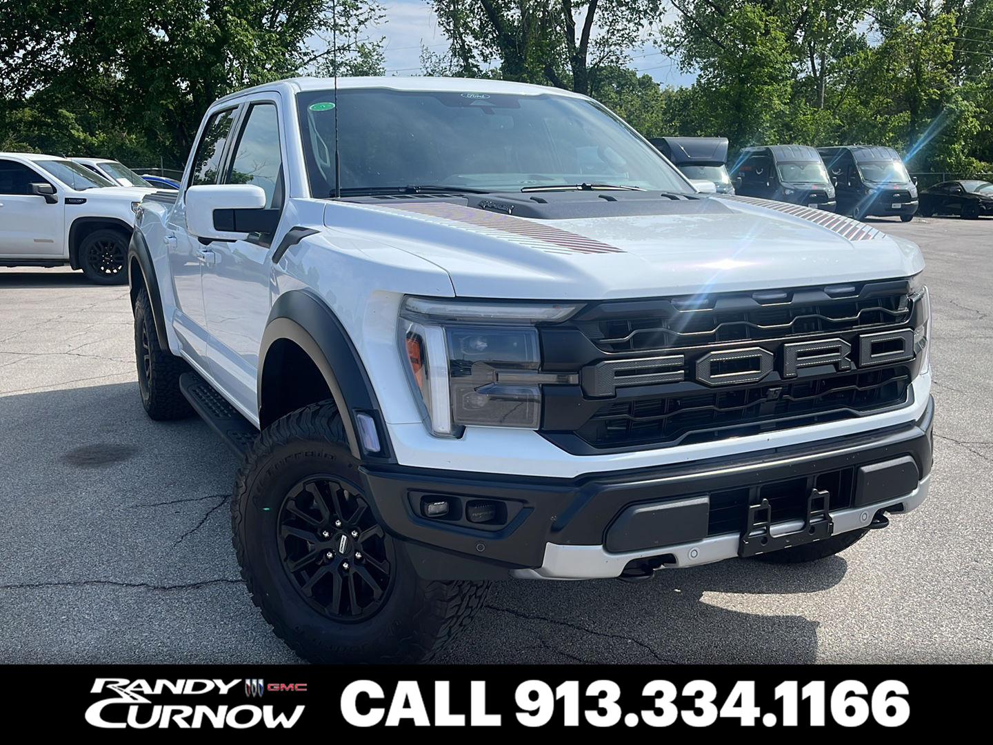 Oxford White 2025 Ford F-150 Raptor SuperCrew 4WD Pickup Truck Four-Wheel Drive Automatic