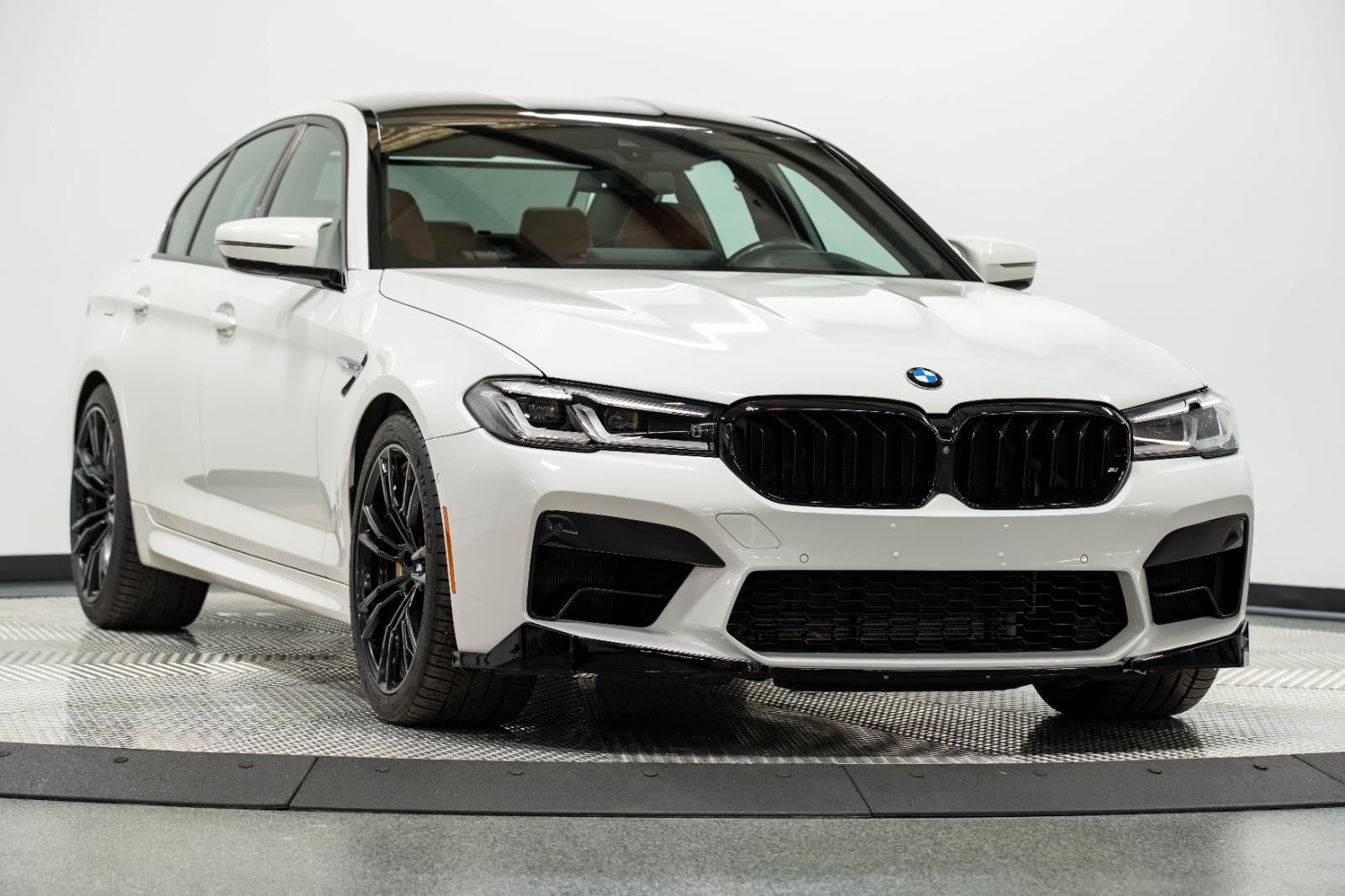 Alpine White 2021 BMW M5 Sedan All-Wheel Drive Automatic