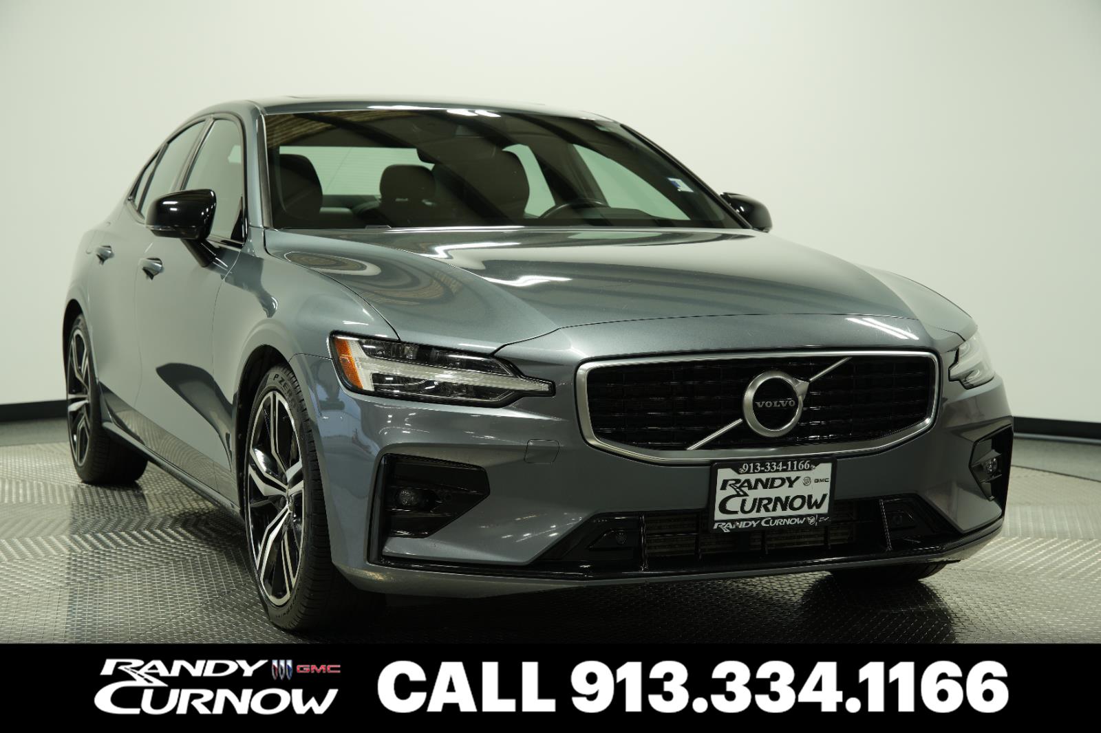 Gray (Osmium Grey Metallic) 2019 Volvo S60 T5 R-Design FWD Sedan Front-Wheel Drive Automatic