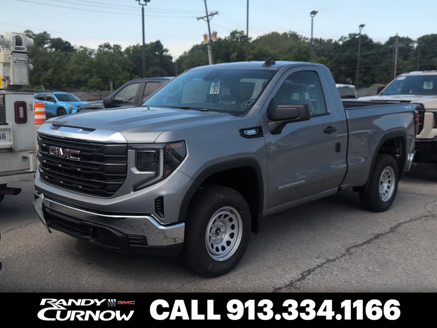 Sterling Metallic 2026 GMC Sierra 1500 Pro Regular Cab 4WD Pickup Truck Four-Wheel Drive 8-Speed Automatic