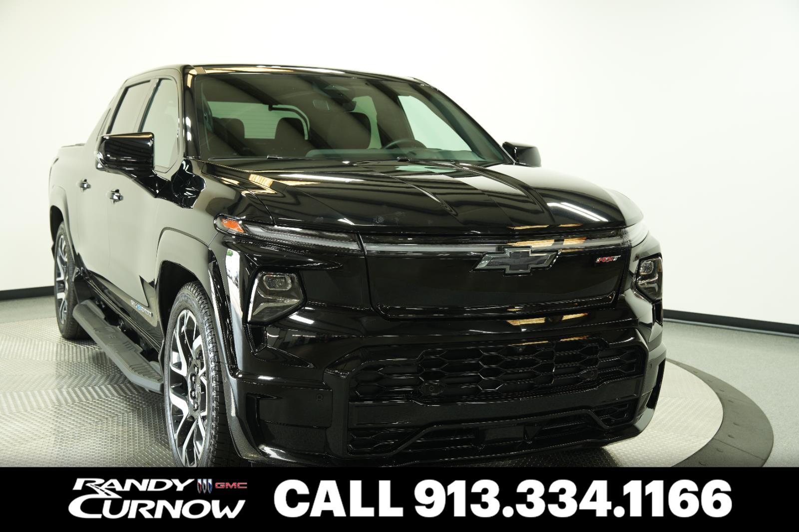 Black 2025 Chevrolet Silverado EV RST Crew Cab (Max Range) e4WD Pickup Truck All-Wheel Drive Automatic