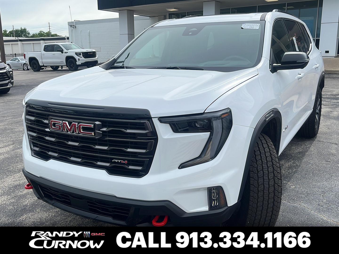 Summit White 2026 GMC Acadia AT4 AWD SUV / Crossover Four-Wheel Drive 8-Speed Automatic
