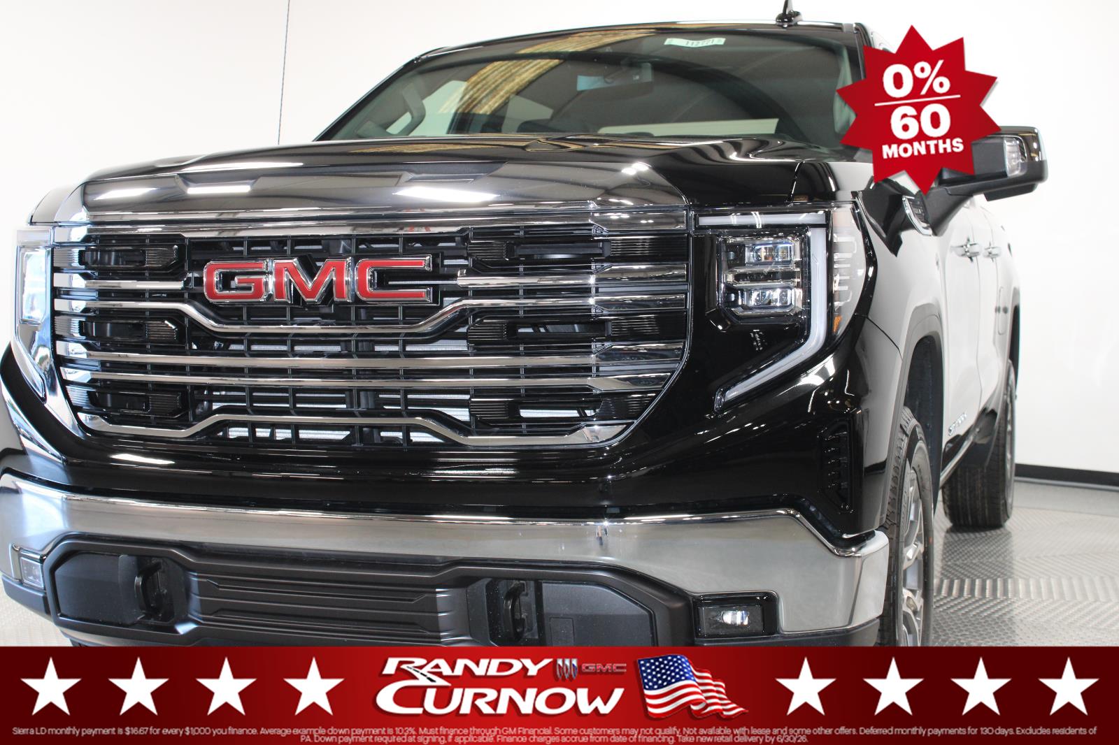 Onyx Black 2026 GMC Sierra 1500 Pickup Truck Four-Wheel Drive Automatic