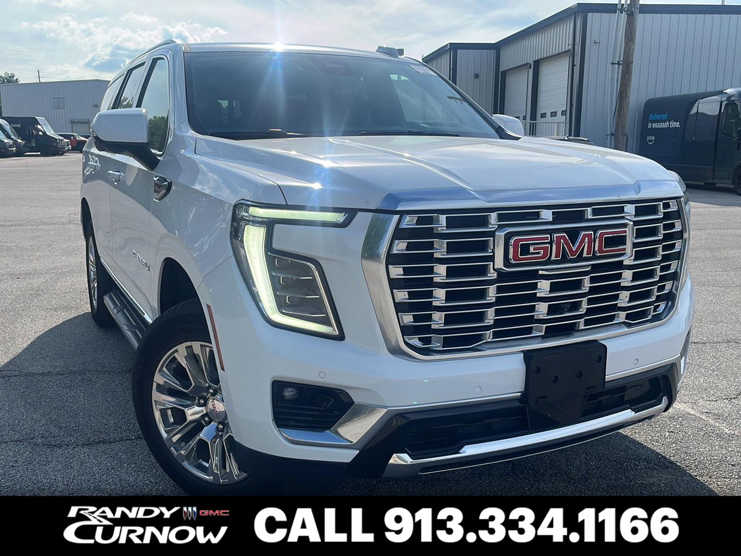 Summit White 2025 GMC Yukon Denali 4WD SUV / Crossover Four-Wheel Drive Automatic