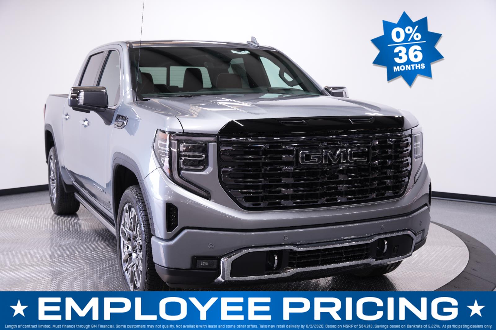 Sterling Metallic 2026 GMC Sierra 1500 Pickup Truck Four-Wheel Drive Automatic