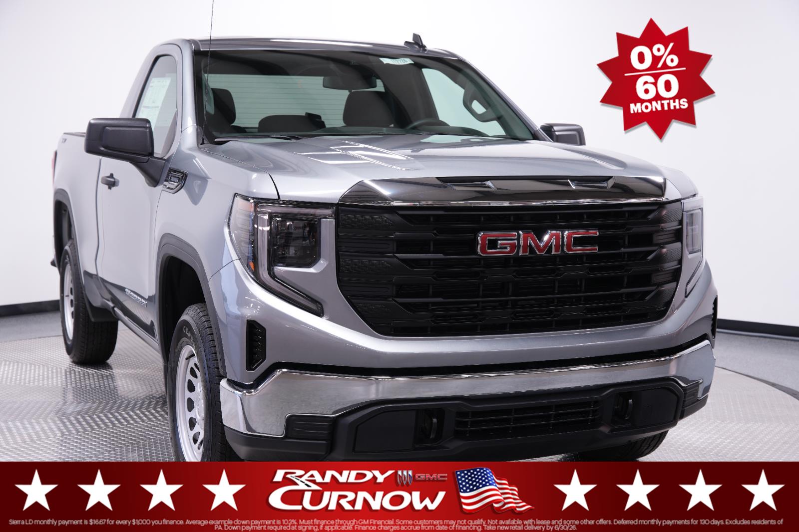 Sterling Metallic 2026 GMC Sierra 1500 Pickup Truck Four-Wheel Drive 8-Speed Automatic