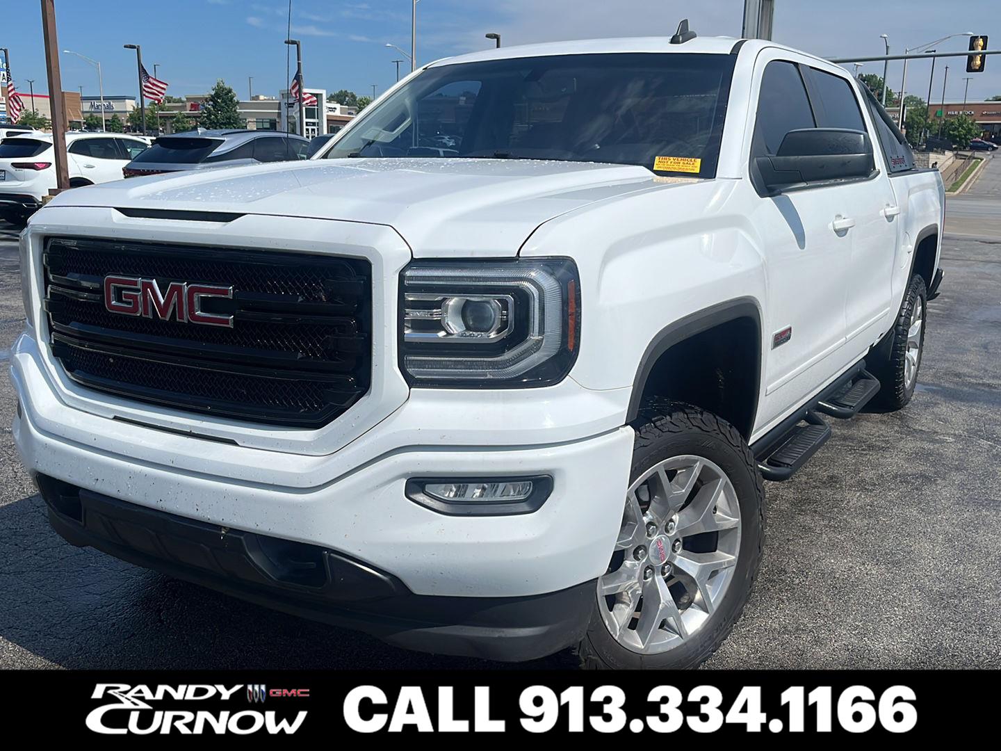 Summit White 2016 GMC Sierra 1500 SLT Crew Cab 4WD Pickup Truck Four-Wheel Drive 8-Speed Automatic