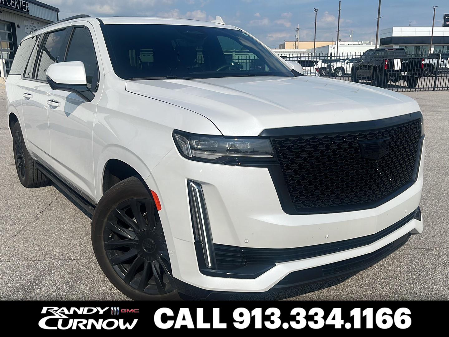 Crystal White Tricoat 2024 Cadillac Escalade ESV Premium Luxury 4WD SUV / Crossover Four-Wheel Drive Automatic