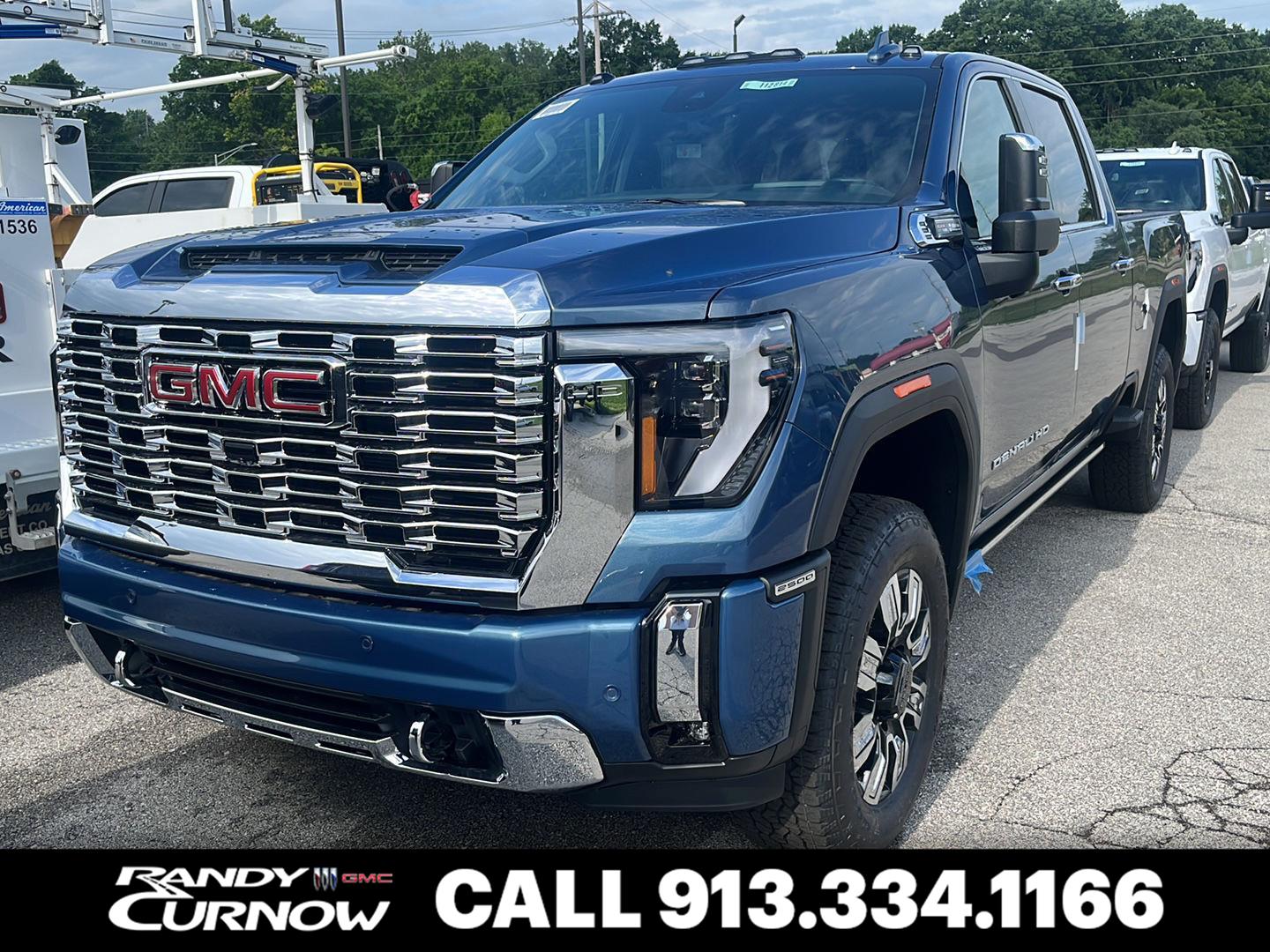 Downpour Metallic 2026 GMC Sierra 2500HD Denali Crew Cab 4WD Pickup Truck Four-Wheel Drive Automatic
