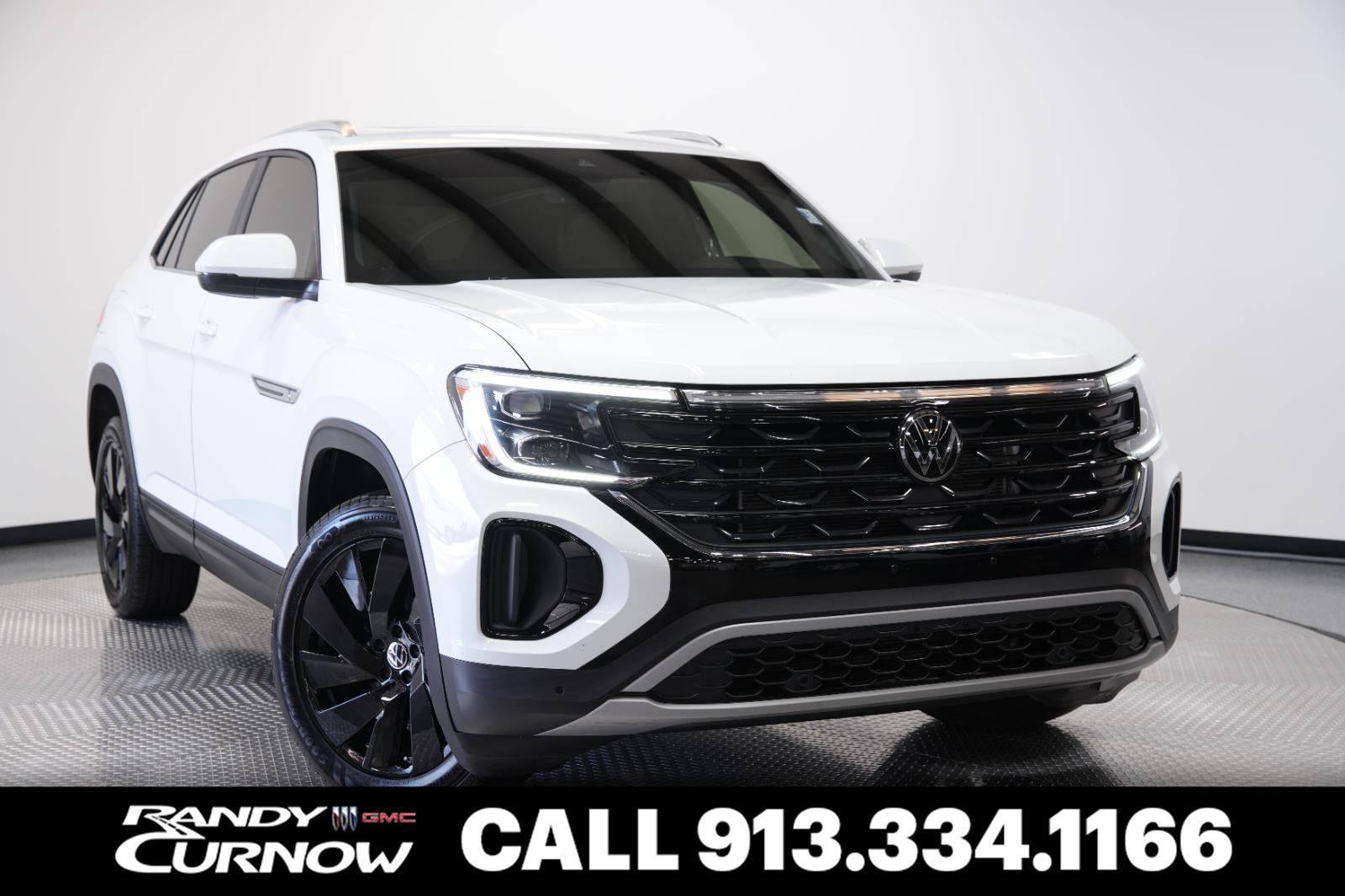 Pure White 2024 Volkswagen Atlas Cross Sport SE 4Motion with Technology SUV / Crossover All-Wheel Drive Automatic