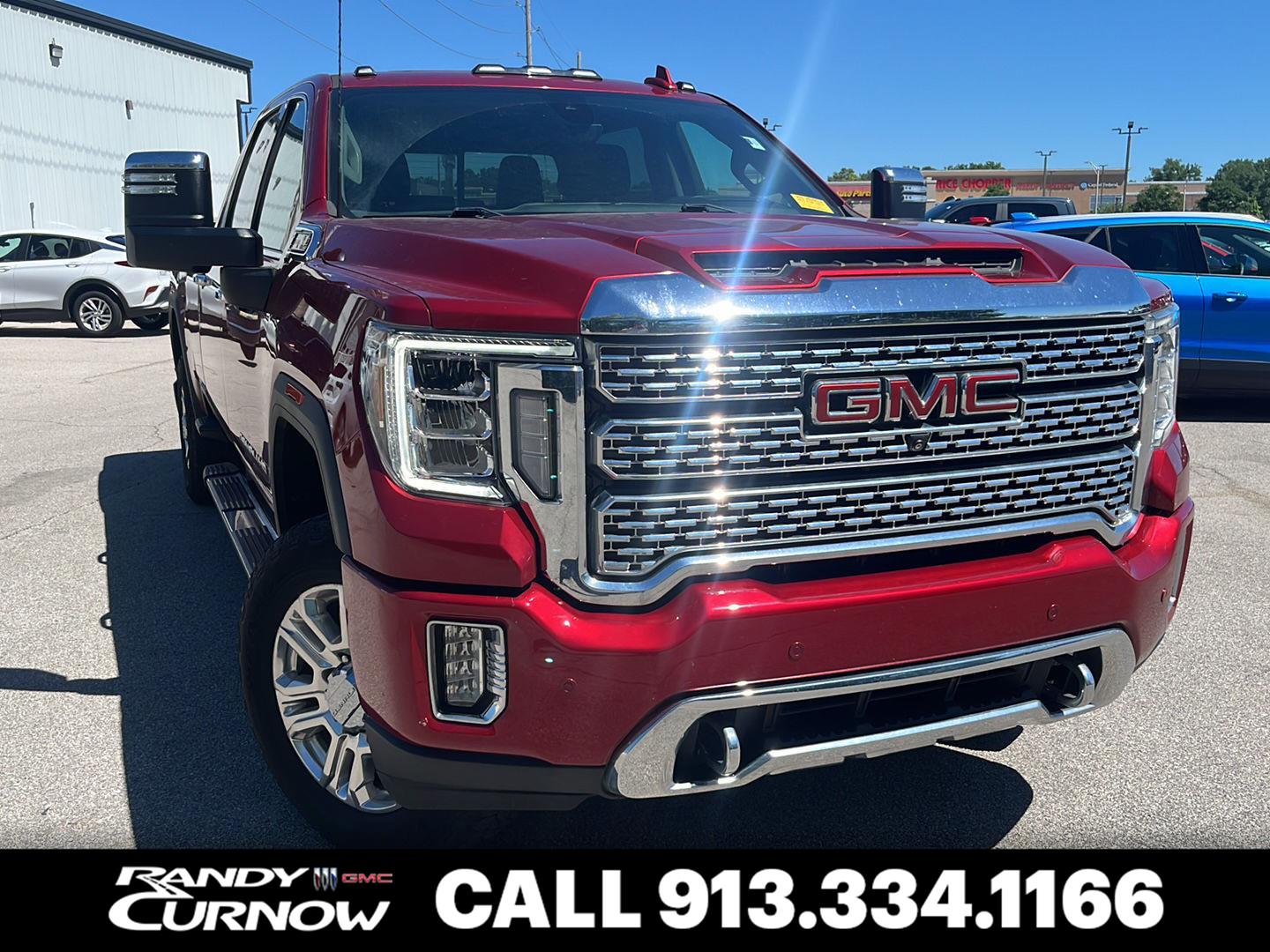 Cayenne Red Tintcoat 2021 GMC Sierra 2500HD Denali Crew Cab 4WD Pickup Truck Four-Wheel Drive 6-Speed Automatic