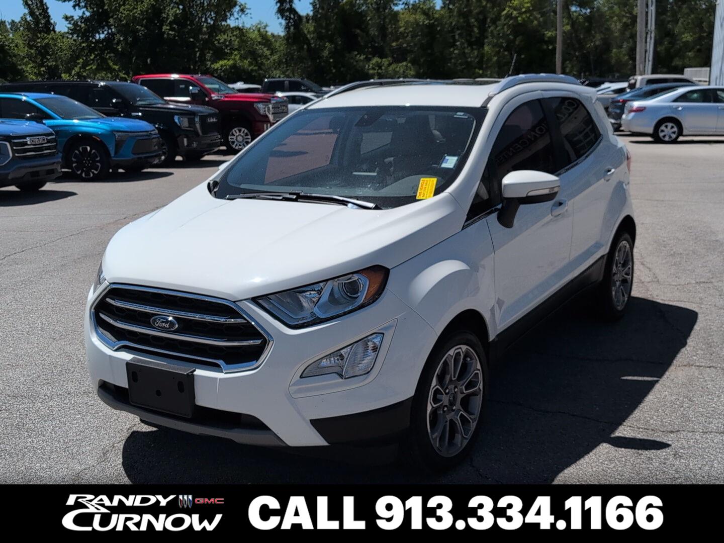 Diamond White 2018 Ford EcoSport Titanium SUV / Crossover Front-Wheel Drive 6-Speed Automatic