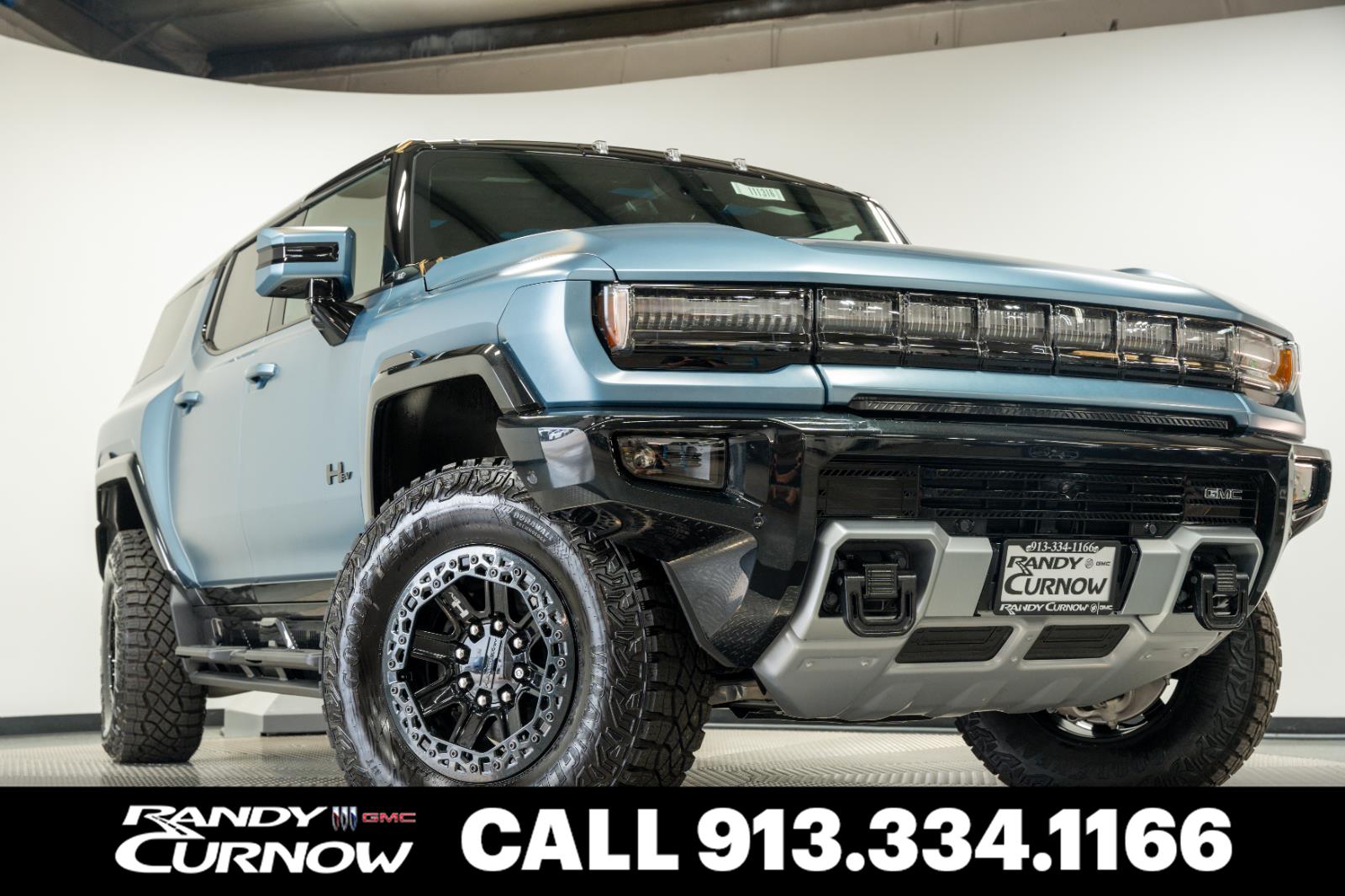 Neptune Blue Matte 2024 GMC Hummer EV SUV SUV / Crossover All-Wheel Drive Automatic