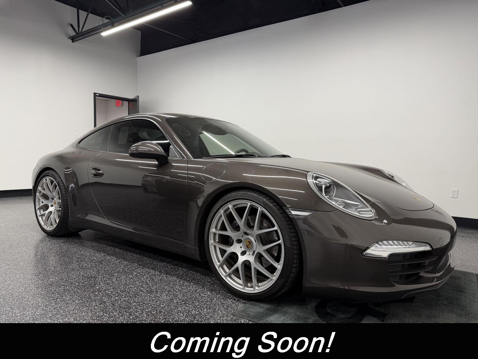 Anthracite Brown Metallic 2013 Porsche 911 Carrera Coupe RWD Coupe Rear-Wheel Drive 7-Speed Manual