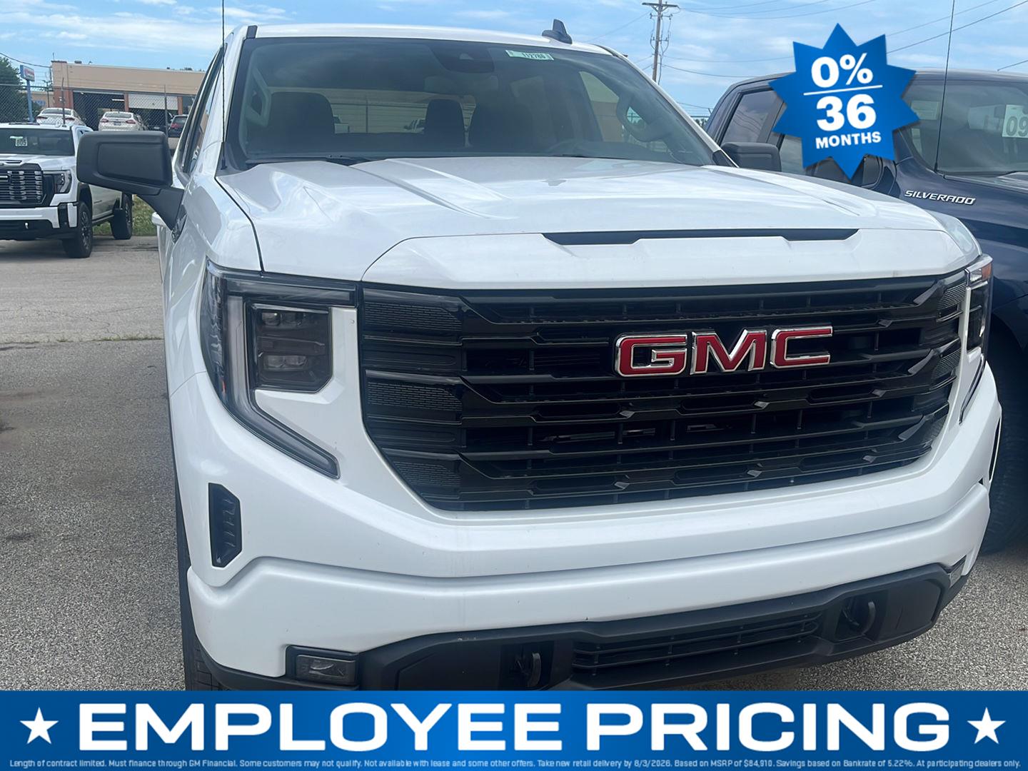 Summit White 2026 GMC Sierra 1500 Pickup Truck Four-Wheel Drive 8-Speed Automatic