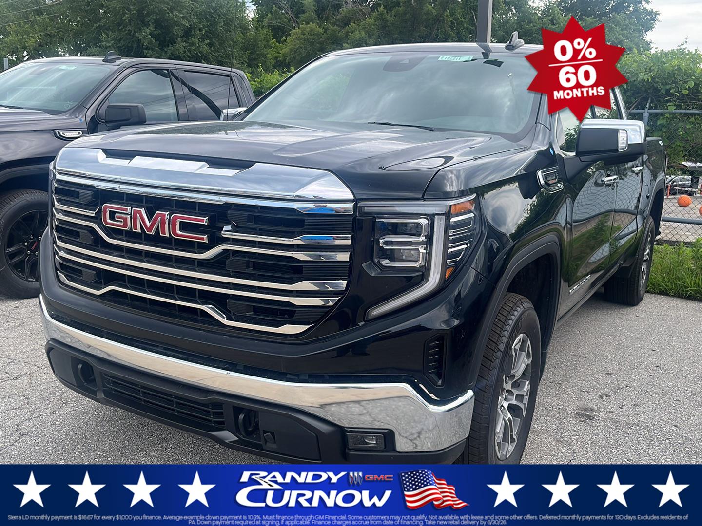 Onyx Black 2026 GMC Sierra 1500 Pickup Truck Four-Wheel Drive Automatic