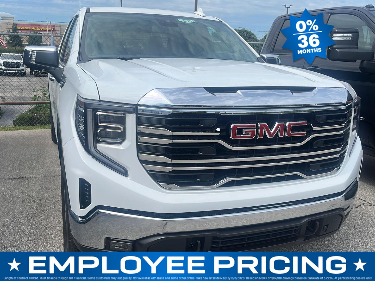 Summit White 2026 GMC Sierra 1500 Pickup Truck Four-Wheel Drive Automatic