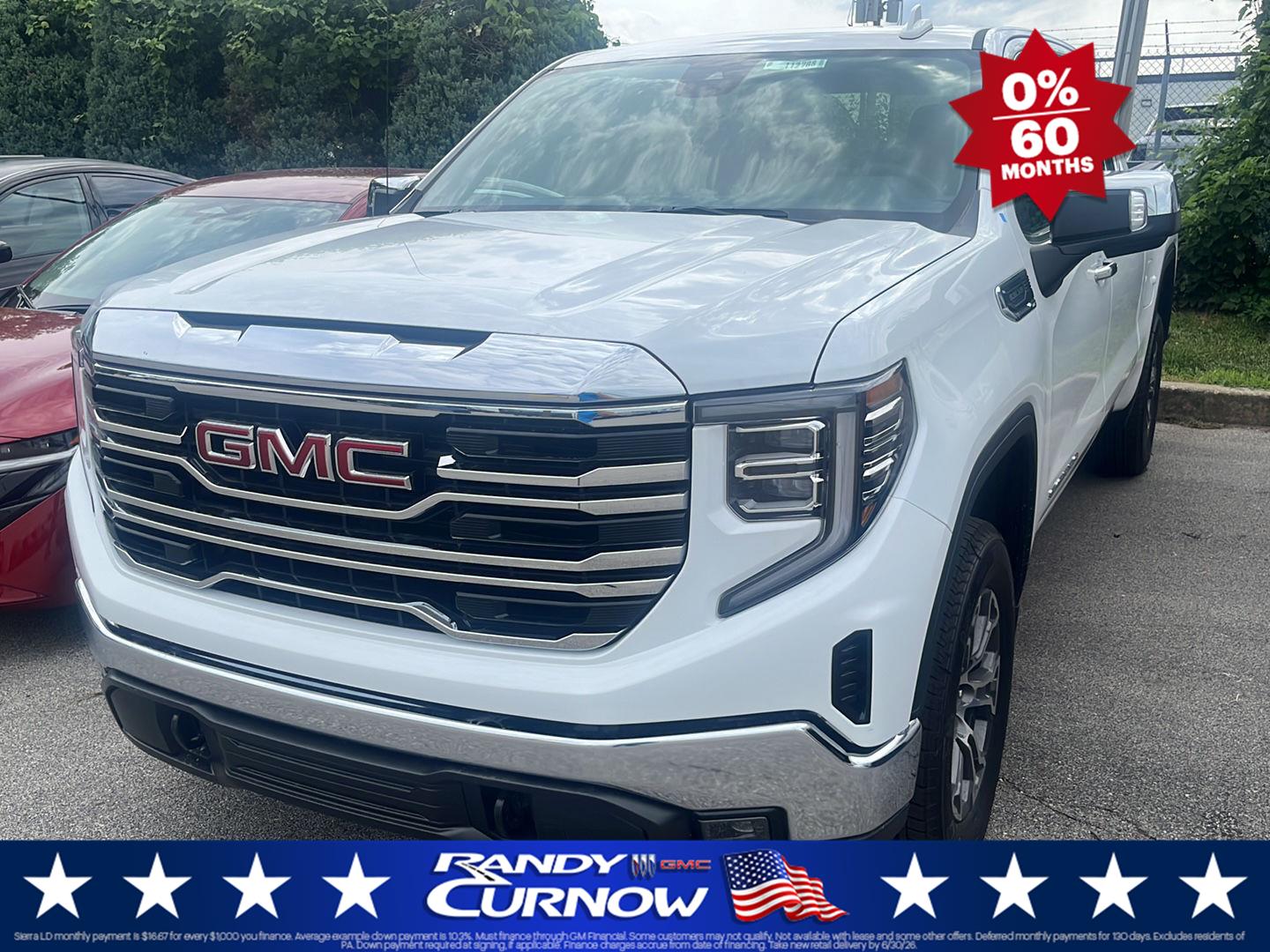Summit White 2026 GMC Sierra 1500 Pickup Truck Four-Wheel Drive Automatic