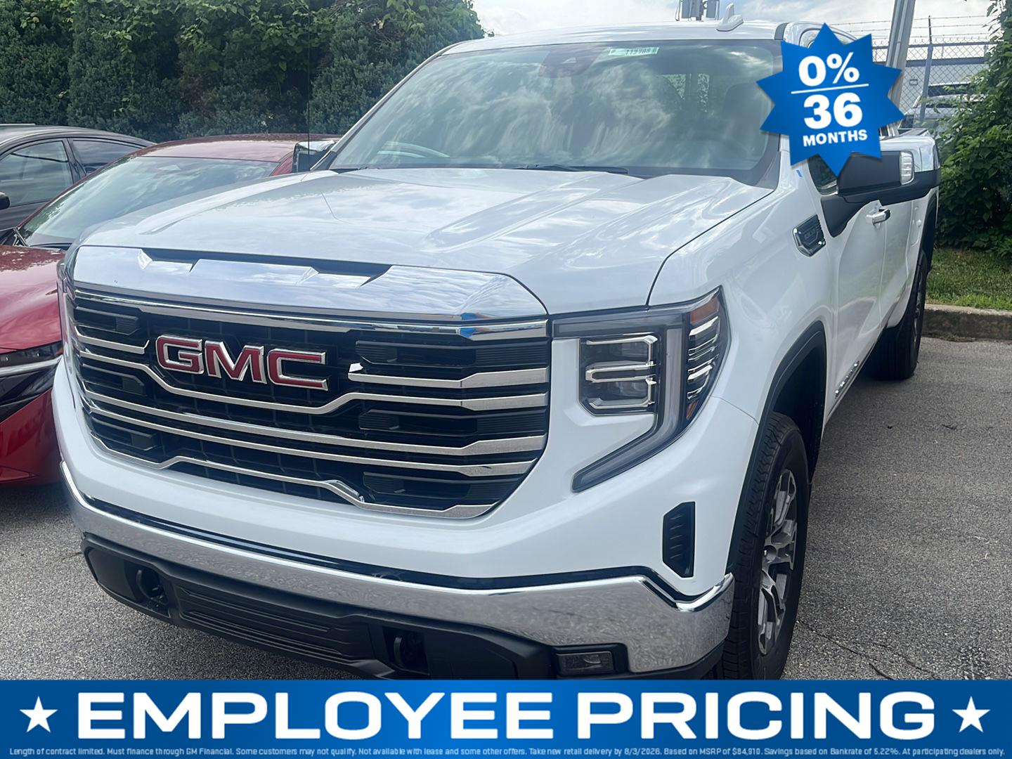 Summit White 2026 GMC Sierra 1500 Pickup Truck Four-Wheel Drive Automatic