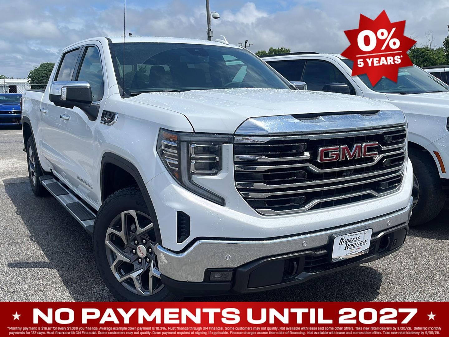 Summit White 2026 GMC Sierra 1500 Pickup Truck Four-Wheel Drive Automatic