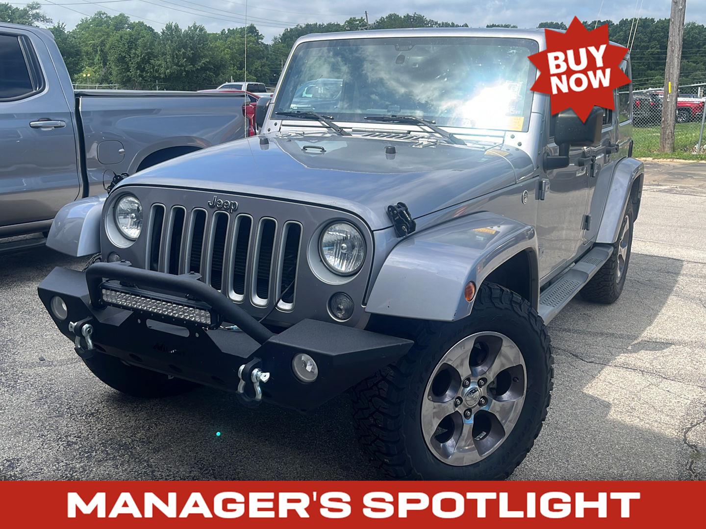 Billet Silver Metallic Clearcoat 2016 Jeep Wrangler SUV / Crossover Four-Wheel Drive 5-Speed Automatic