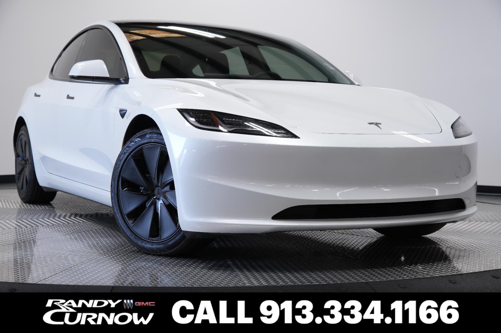 Pearl White Multi-Coat 2025 Tesla Model 3 Sedan All-Wheel Drive Automatic