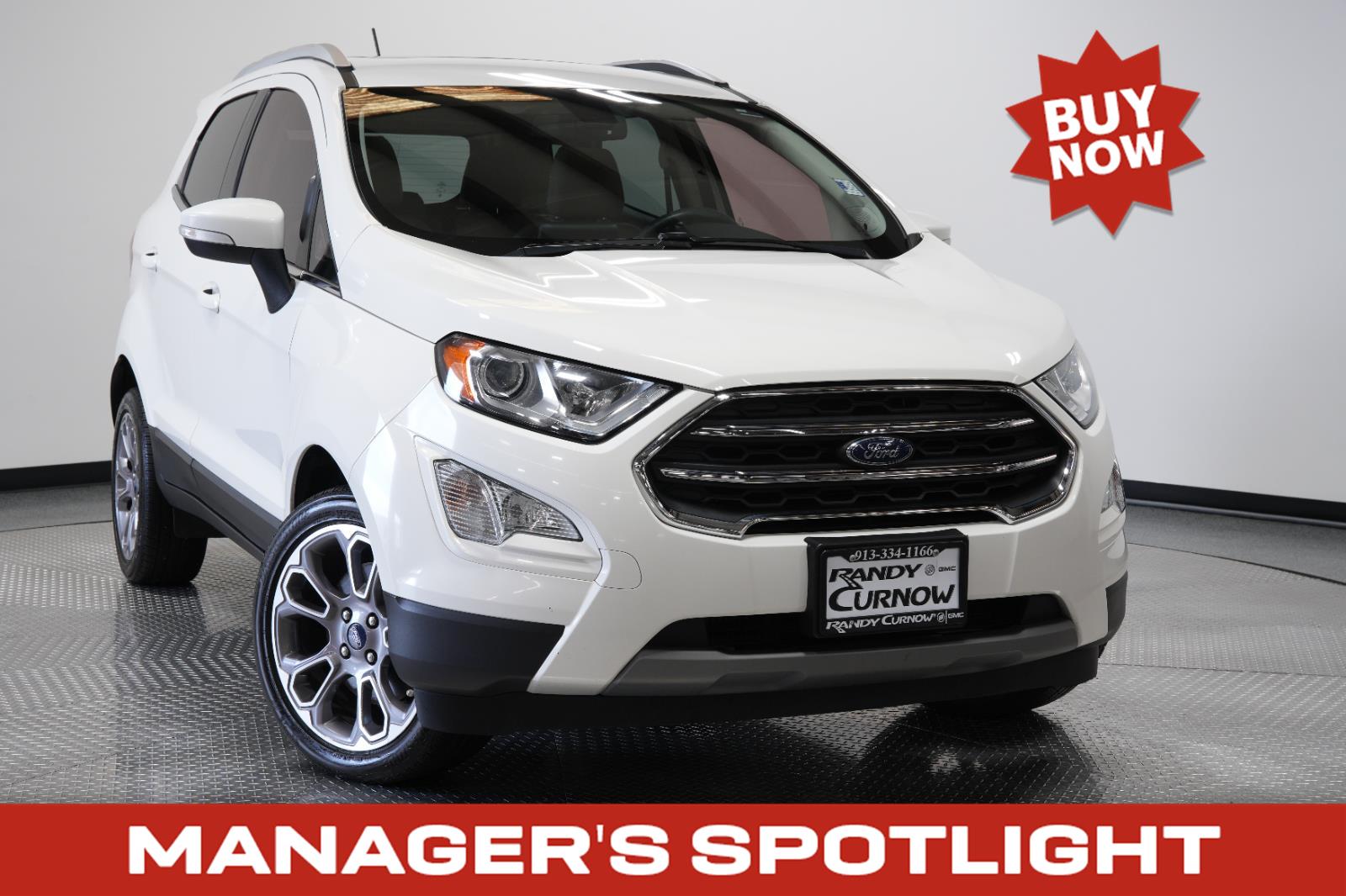 Diamond White 2018 Ford EcoSport SUV / Crossover Front-Wheel Drive 6-Speed Automatic