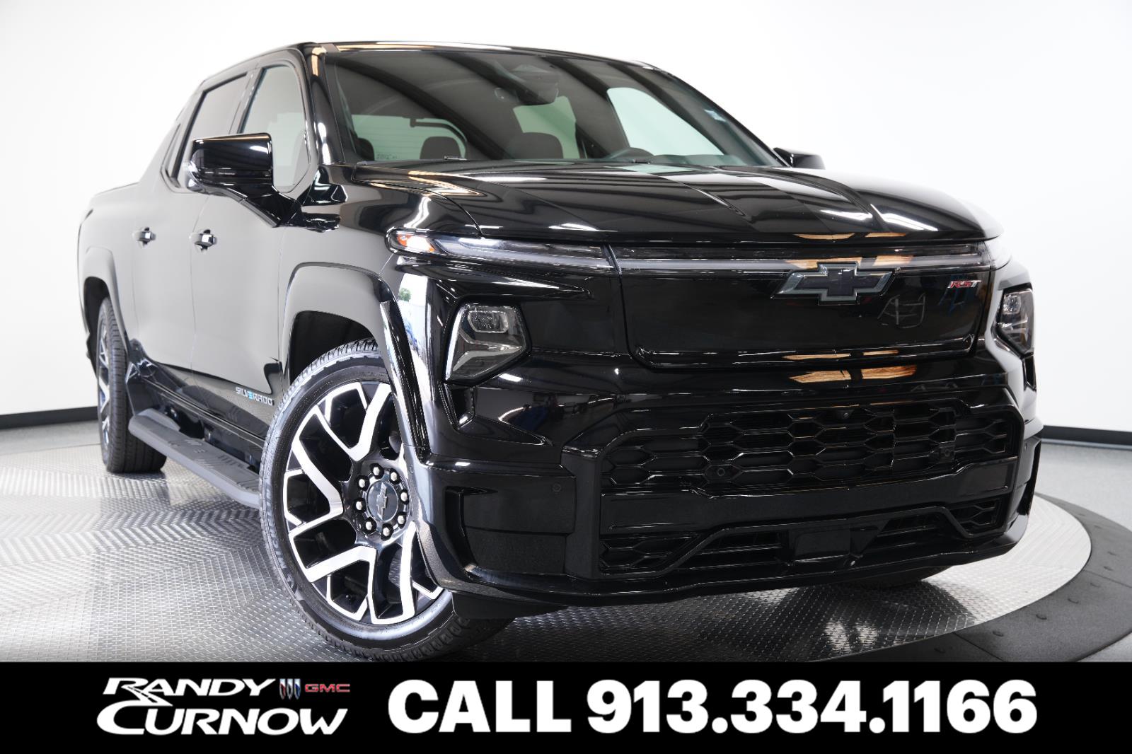 Black 2025 Chevrolet Silverado EV Pickup Truck All-Wheel Drive Automatic