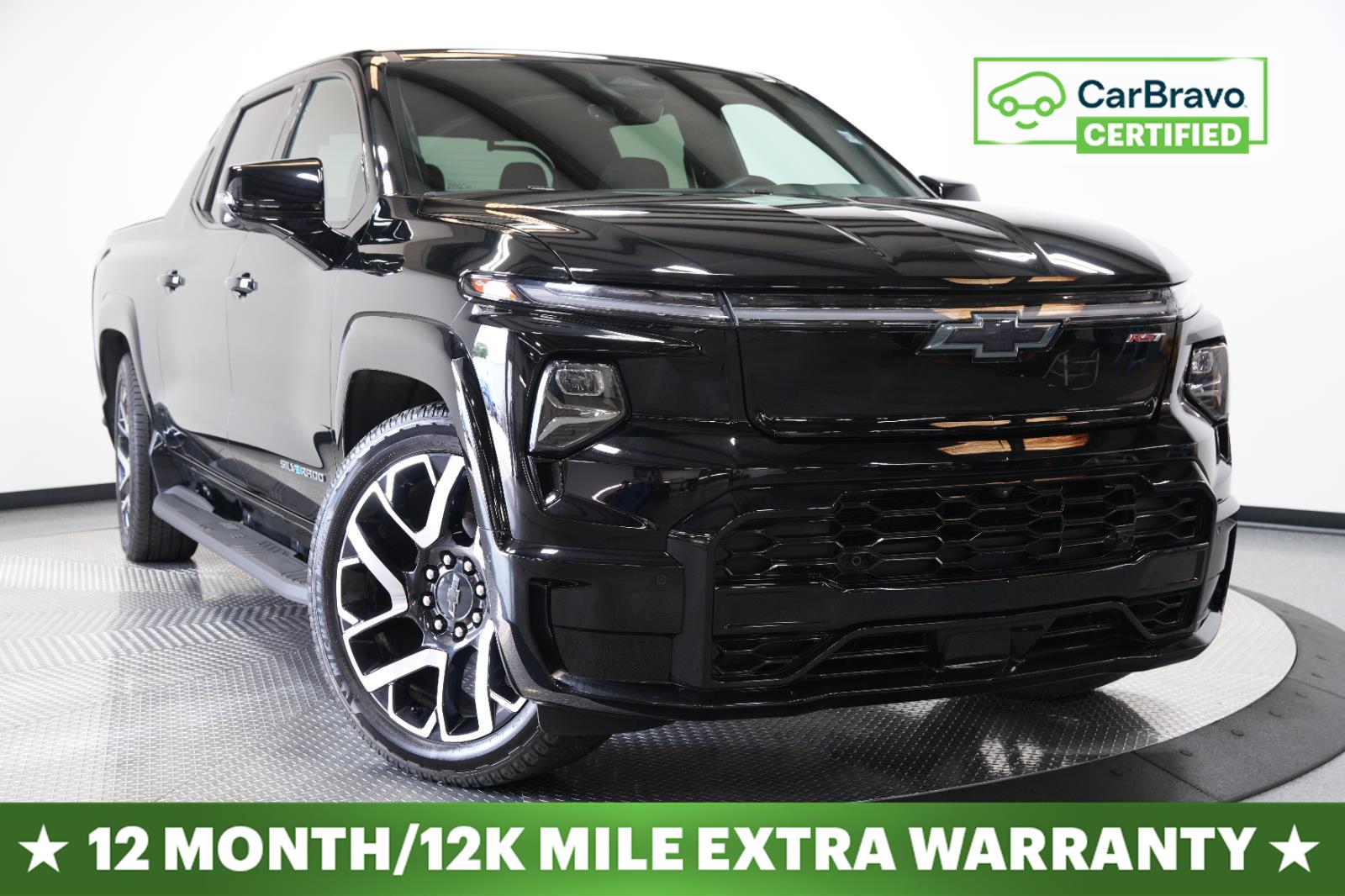 Black 2025 Chevrolet Silverado EV Pickup Truck All-Wheel Drive Automatic