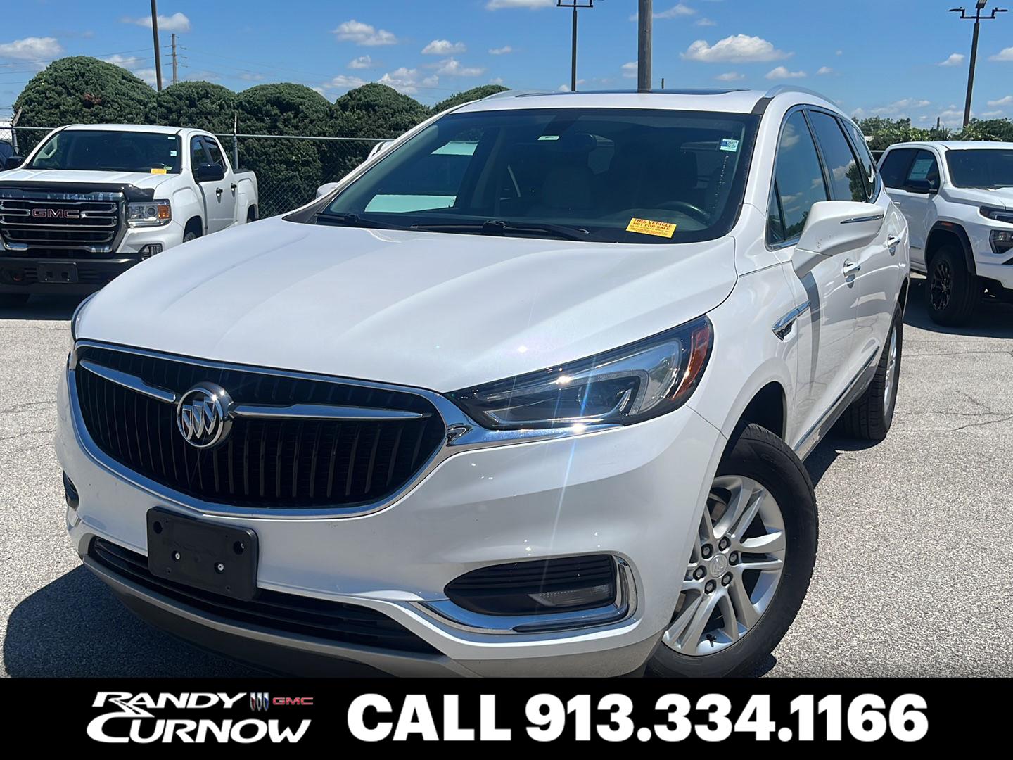 White Frost Tricoat 2021 Buick Enclave SUV / Crossover Four-Wheel Drive 9-Speed Automatic