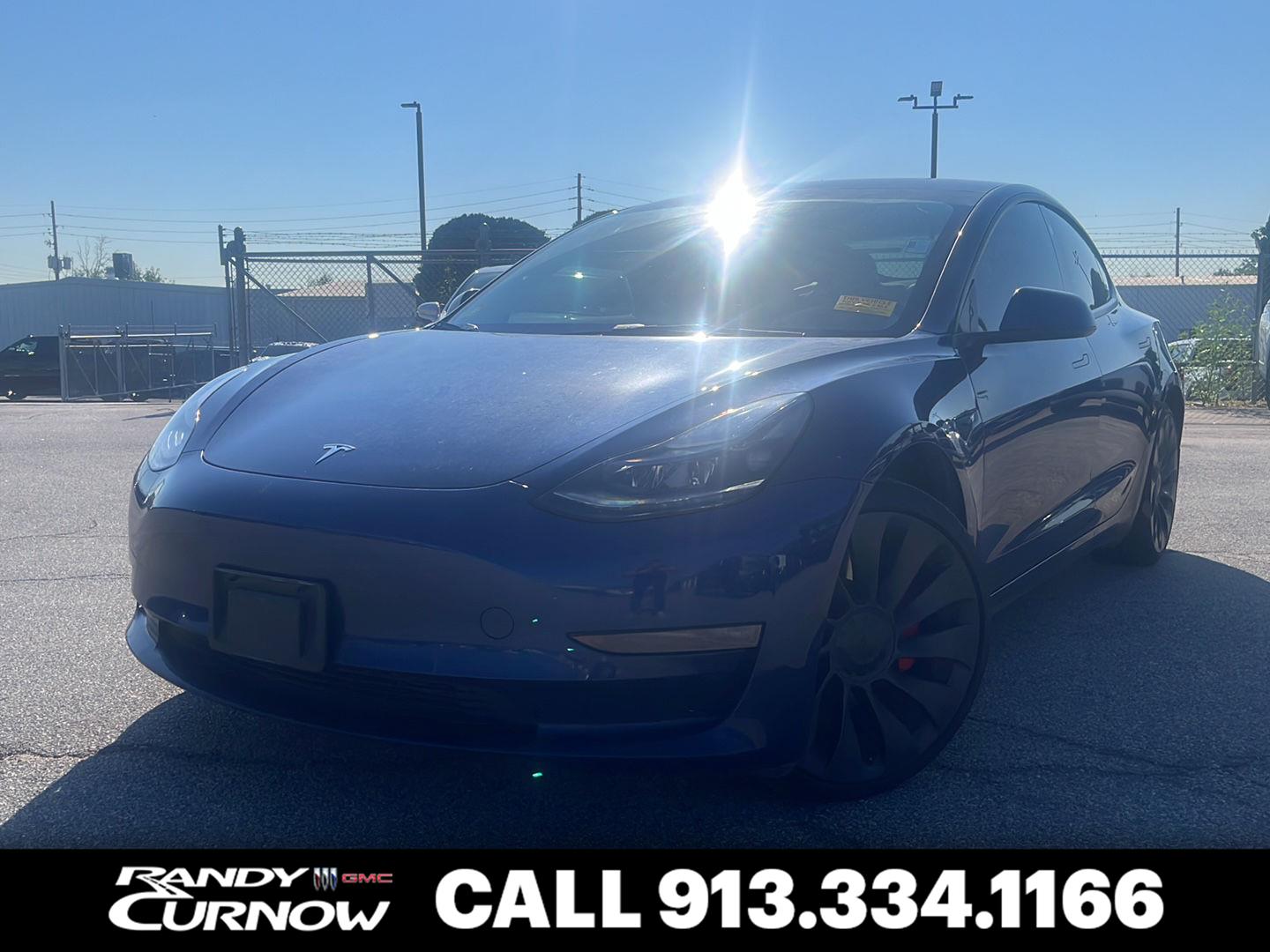 Deep Blue Metallic 2023 Tesla Model 3 Sedan All-Wheel Drive Automatic
