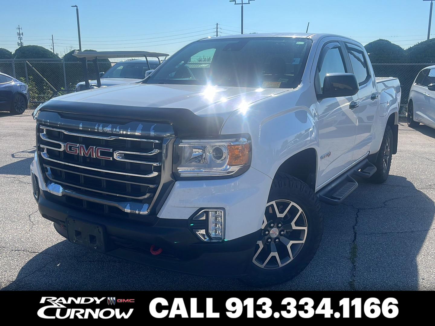 Summit White 2022 GMC Canyon Pickup Truck Four-Wheel Drive 8-Speed Automatic