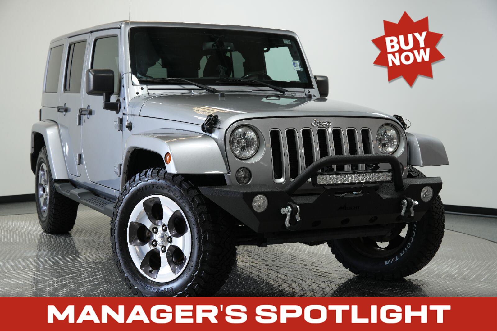  2016 Jeep Wrangler Unlimited Sahara 4WD   