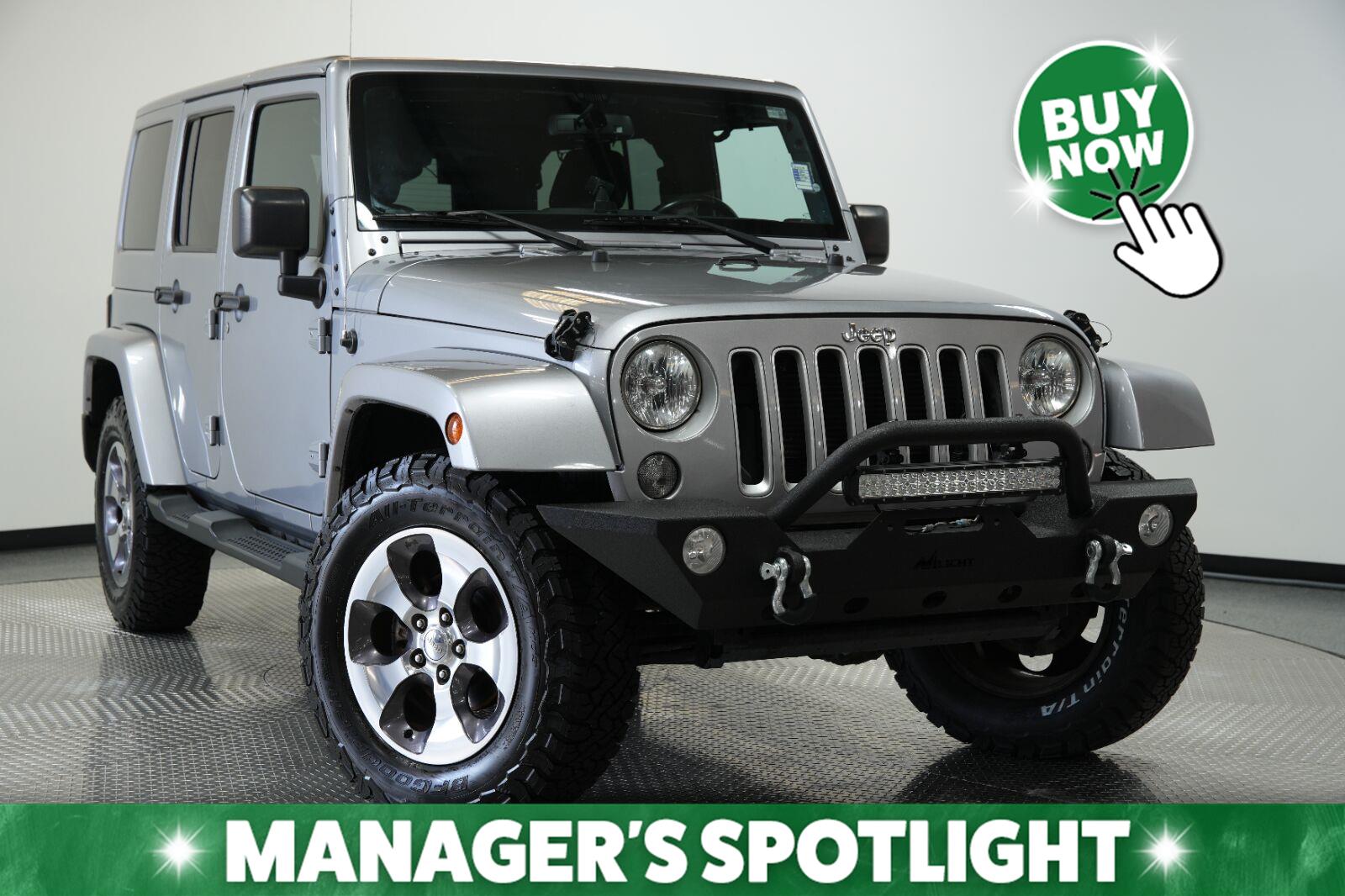 Billet Silver Metallic Clearcoat 2016 Jeep Wrangler SUV / Crossover Four-Wheel Drive 5-Speed Automatic
