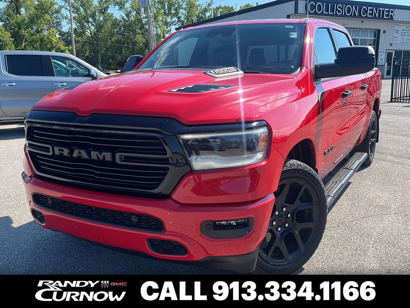 Flame Red Clearcoat 2024 RAM 1500 Pickup Truck Four-Wheel Drive 8-Speed Automatic